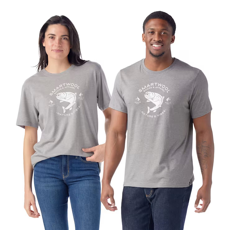 Trout Fishing Short Sleeve Graphic Tee image 0