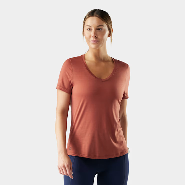 Women's Active Ultralite V-Neck Short Sleeve image 0