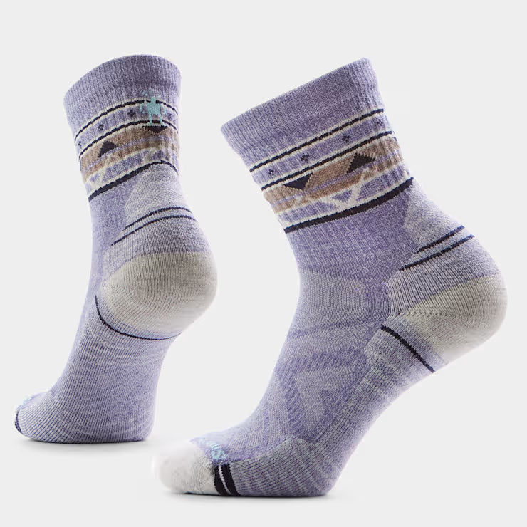 Women's Hike Zig Zag Valley Mid Crew Socks image 0