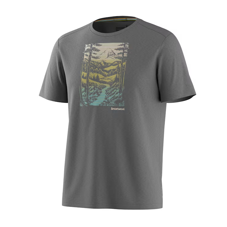 Men's Winding Trail Active Short Sleeve Graphic Tee image 1
