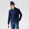 Men's Waffle Henley Hoodie image 0