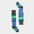 Junior Ski Aurora Flash Print Over The Calf Socks image 0