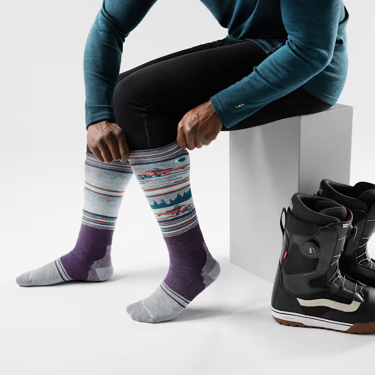 Snowboard Snowmobile Over The Calf Socks image 1