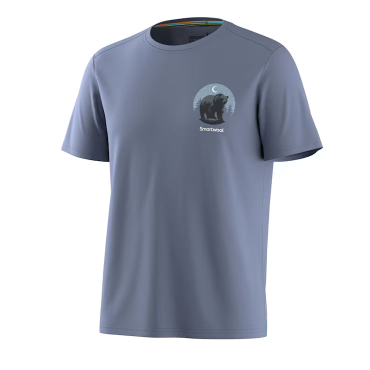 Men's Lunar Bear Active Short Sleeve Graphic Tee image 1