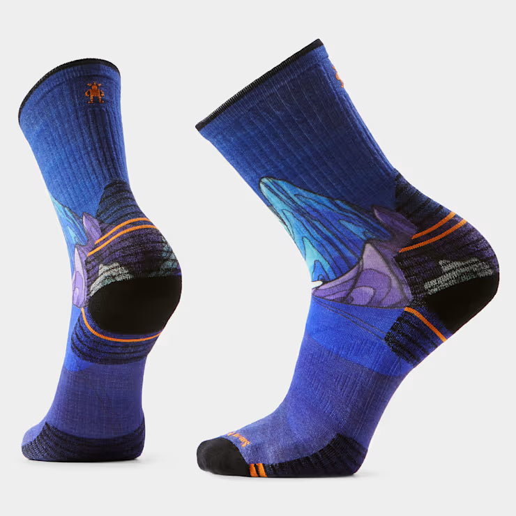 Hike Mountain Myth Print Crew Socks image 0