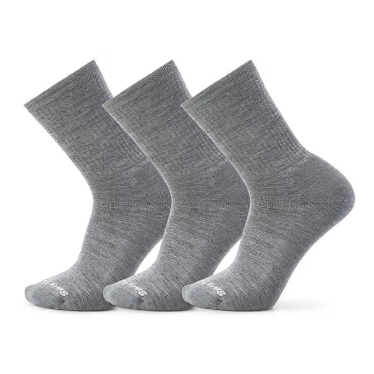 Everyday Solid Rib Crew Socks 3-Pack image 0