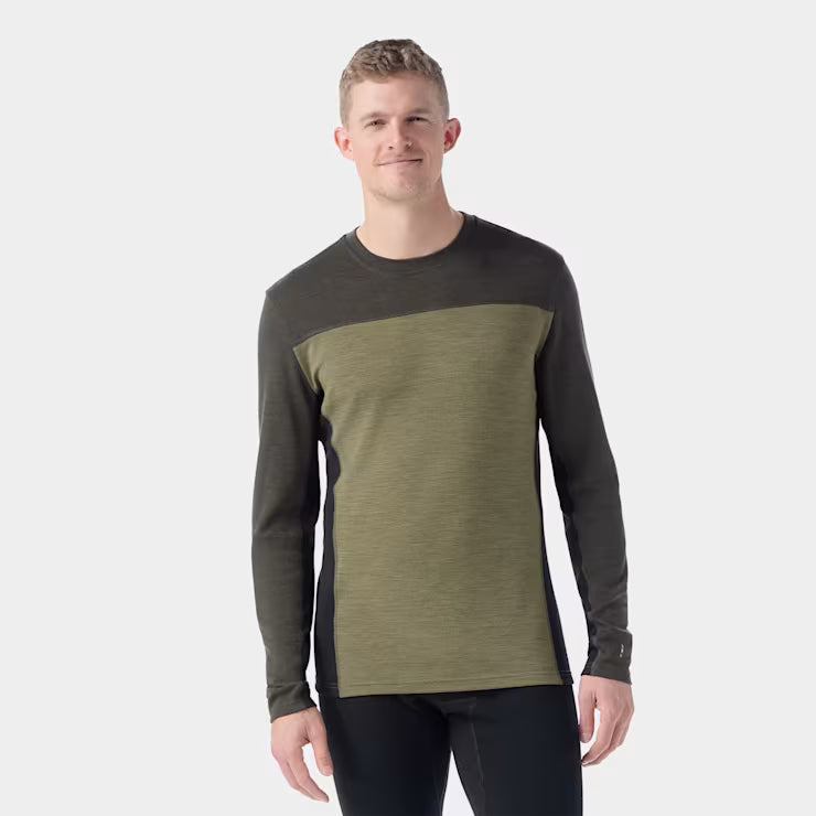 Men's Classic Thermal Merino Base Layer Colorblock Crew image 0