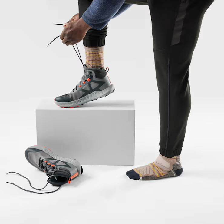 Hike Mountain Range Pattern Crew Socks image 1