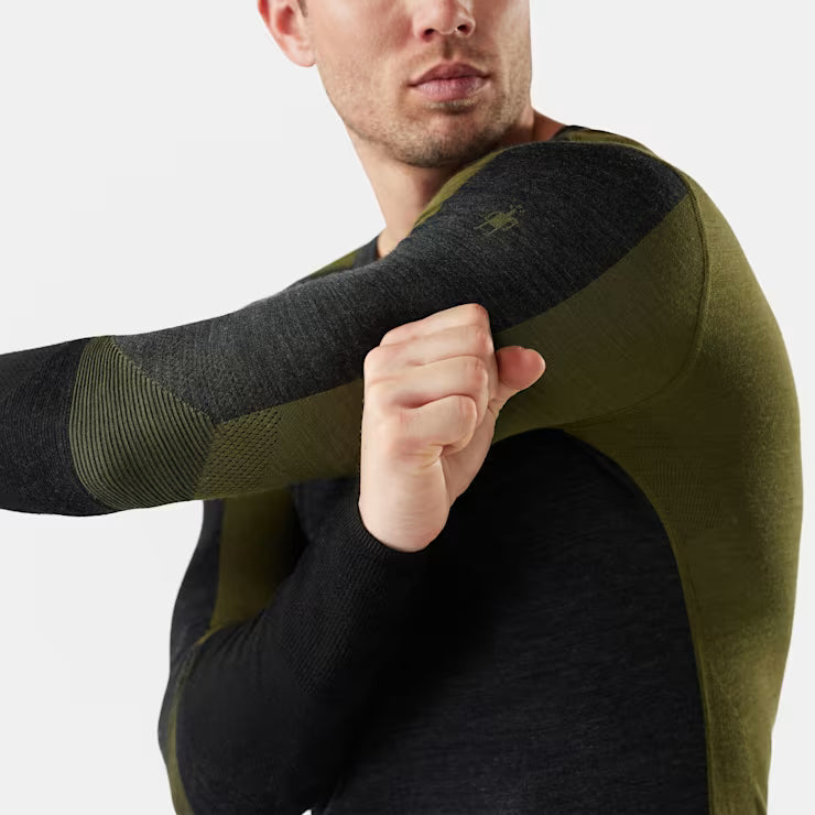 Men's Intraknit™ Thermal Merino Base Layer Colorblock Crew image 2
