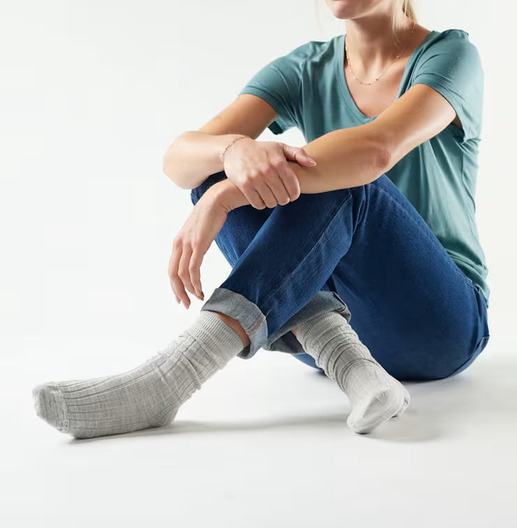 Women's Everyday Slouchy Rib Tall Crew Socks image 1