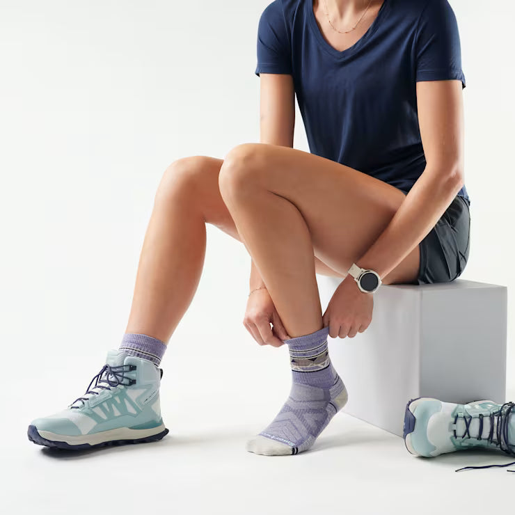 Women's Hike Zig Zag Valley Mid Crew Socks image 1