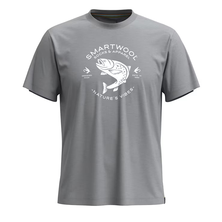 Trout Fishing Short Sleeve Graphic Tee image 1