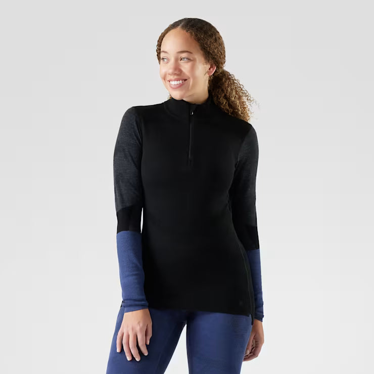 Women's Intraknit™ Thermal Merino Base Layer Colorblock 1/4 Zip image 0