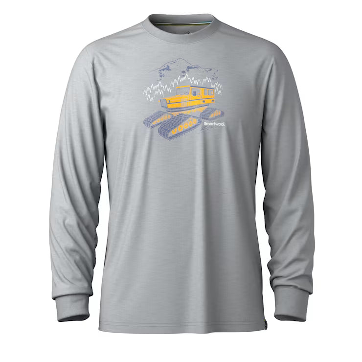 Snowcat Graphic Long Sleeve Graphic Tee image 1