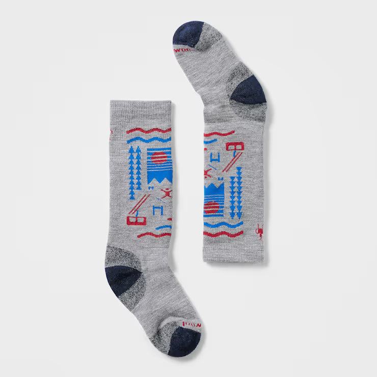 Kids' Wintersport Ski Day Over The Calf Socks image 0