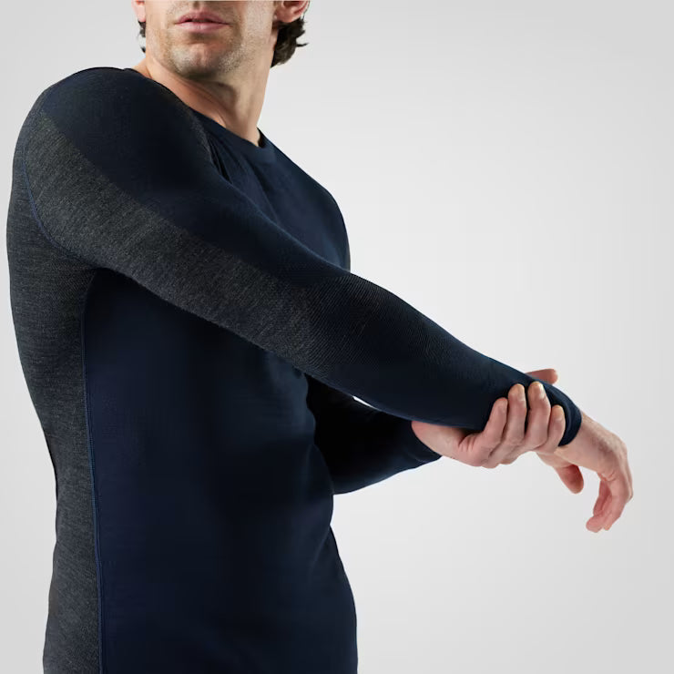 Men's Intraknit™ Thermal Merino Base Layer Colorblock Crew image 4