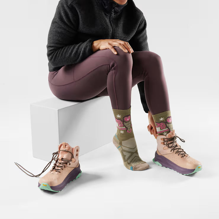 Women's Hike Hoo Who Crew Socks image 1