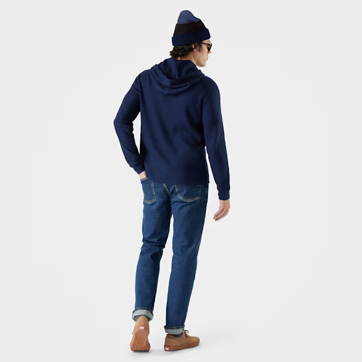 Men's Waffle Henley Hoodie image 1