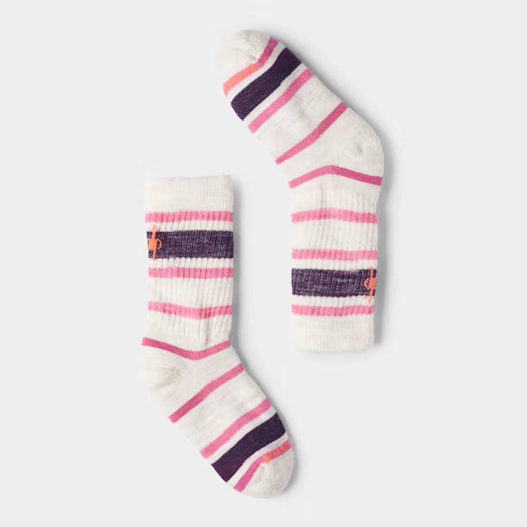 Kids' Hike Striped Crew Socks image 0