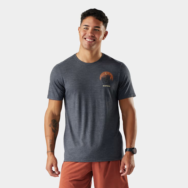 Men's Lunar Bear Active Short Sleeve Graphic Tee image 0