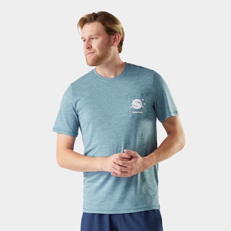 Men's Merino Hemp Blend Peak Pints Short Sleeve Graphic Tee image 0