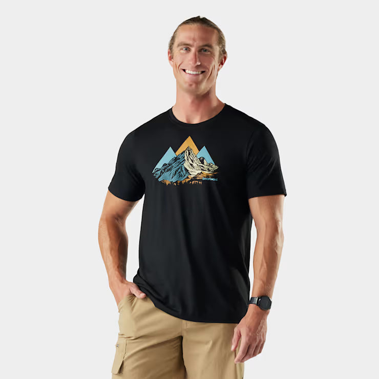 Men's Peak Bagger Active Short Sleeve Graphic Tee image 0