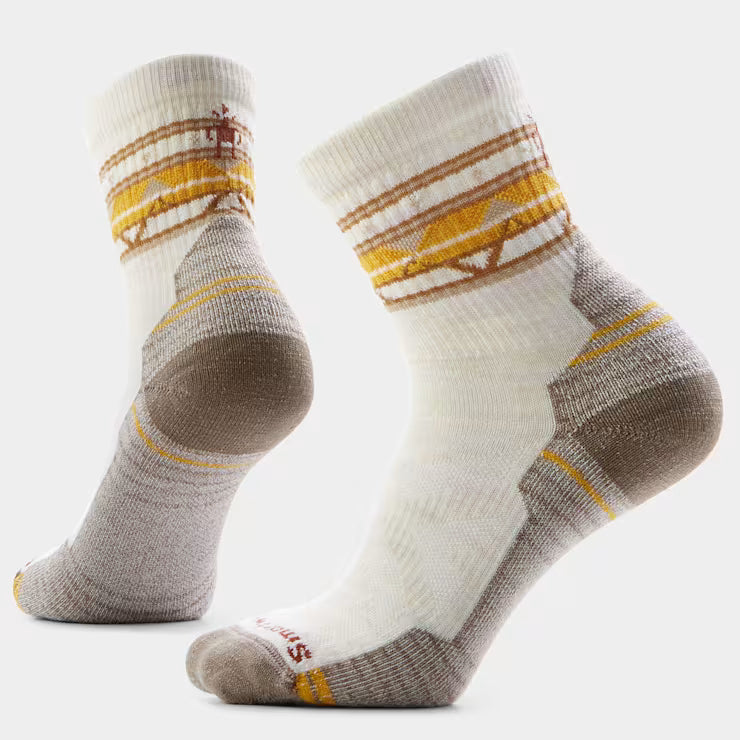 Women's Hike Zig Zag Valley Mid Crew Socks image 0