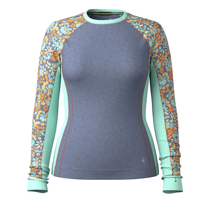 Women's Classic Thermal Merino Base Layer Colorblock Crew image 2