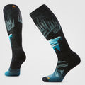 Women's Ski Alpine Auroras Over The Calf Socks image 0