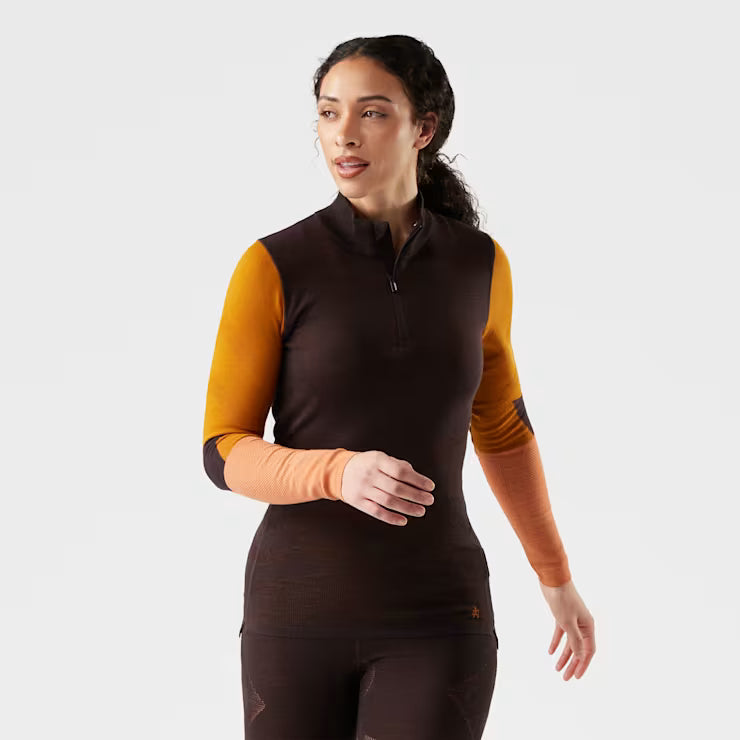 Women's Intraknit™ Thermal Merino Base Layer Colorblock 1/4 Zip image 0