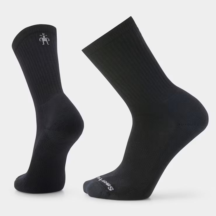 Everyday Solid Rib Crew Socks image 0