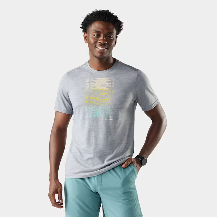 Men's Winding Trail Active Short Sleeve Graphic Tee image 0