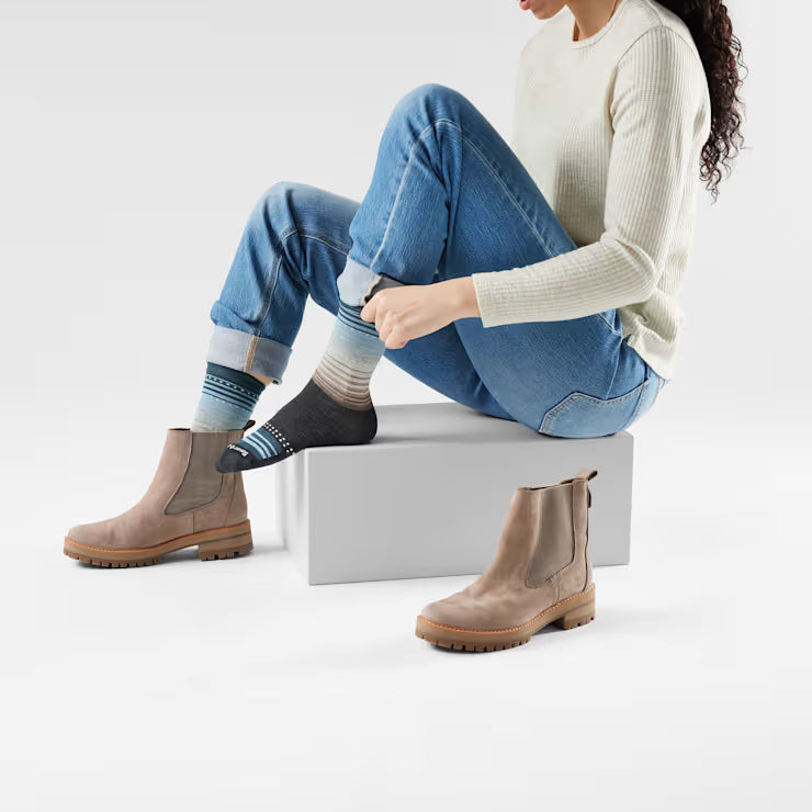 Women's Everyday Stitch Stripe Crew Socks image 1