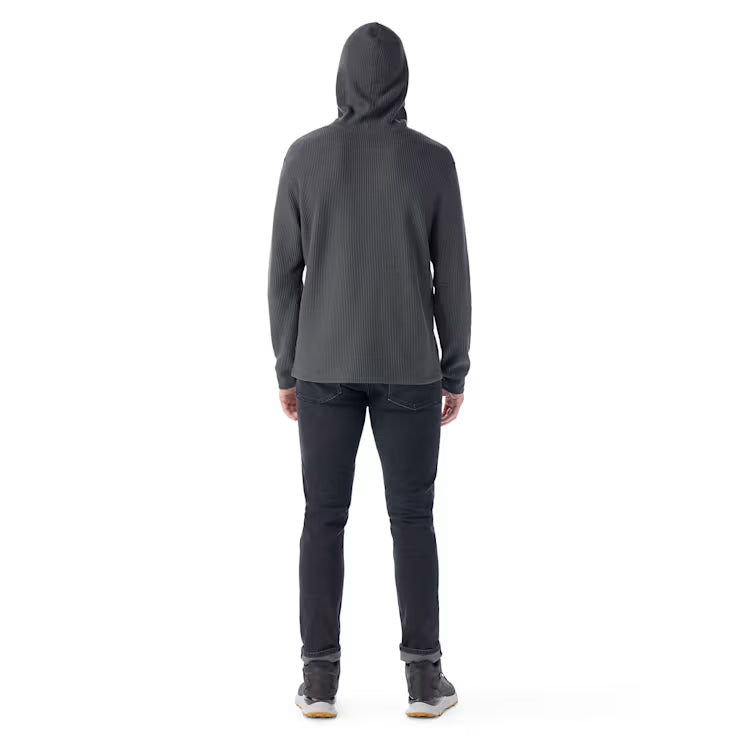 Men's Waffle Henley Hoodie image 1