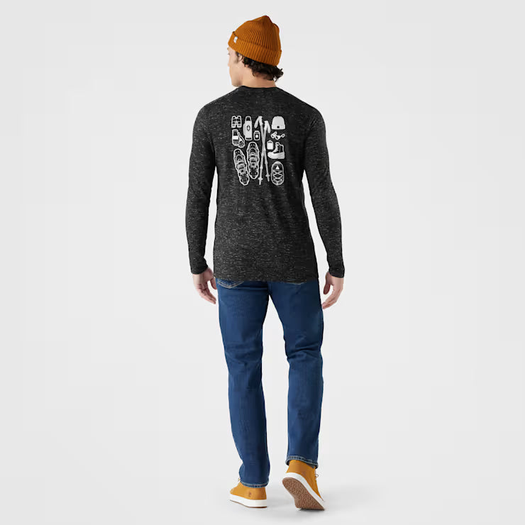 Men's Merino Hemp Blend Gear Up Long Sleeve Graphic Tee image 2