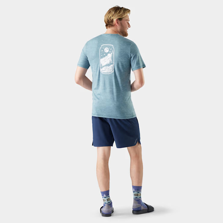 Men's Merino Hemp Blend Peak Pints Short Sleeve Graphic Tee image 1