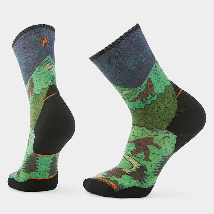 Trail Run Neature Print Crew Socks image 0