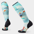 Women's Ski Snow Bunny Print Over The Calf Socks image 0