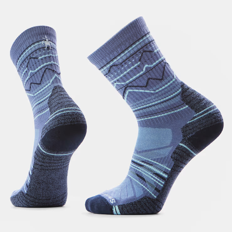 Hike Mountain Range Pattern Crew Socks image 0