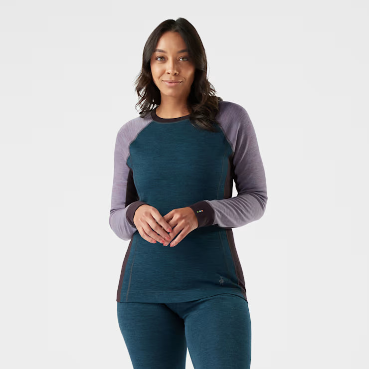 Women's Classic Thermal Merino Base Layer Colorblock Crew image 0