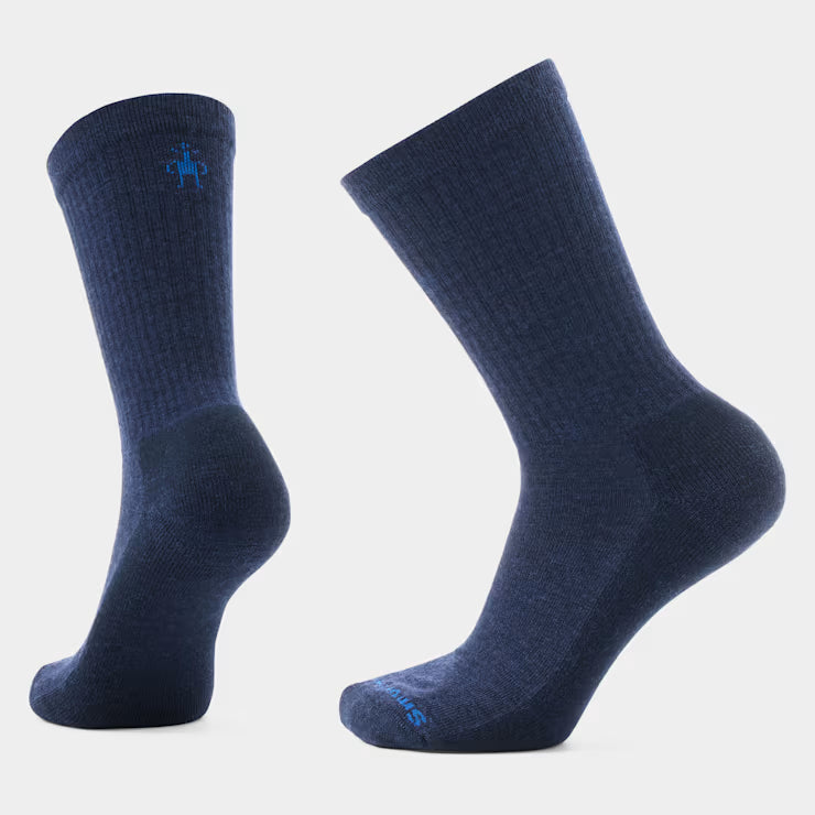 Everyday Solid Rib Crew Socks image 0