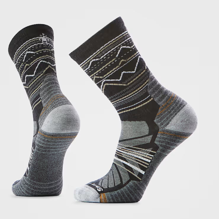 Hike Mountain Range Pattern Crew Socks image 0