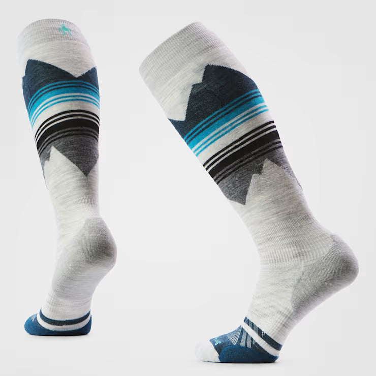 Women's Ski Pattern Over The Calf Socks image 0